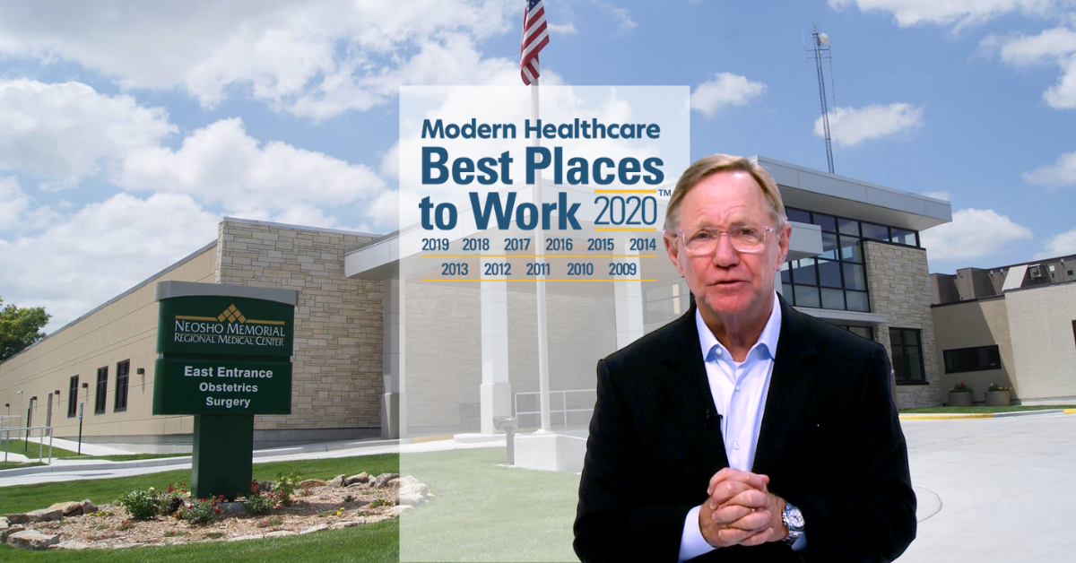 Quint Studer speaks about how NMRMC is one of the best places to work within the healthcare field